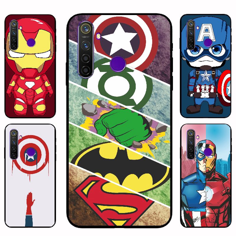 Ốp OPPO RealmeXT Renzo6 3 2 2 F K1 K3 Realme 2 2Pro Marvel Super Hero Iron Man Casing Soft Case Cover