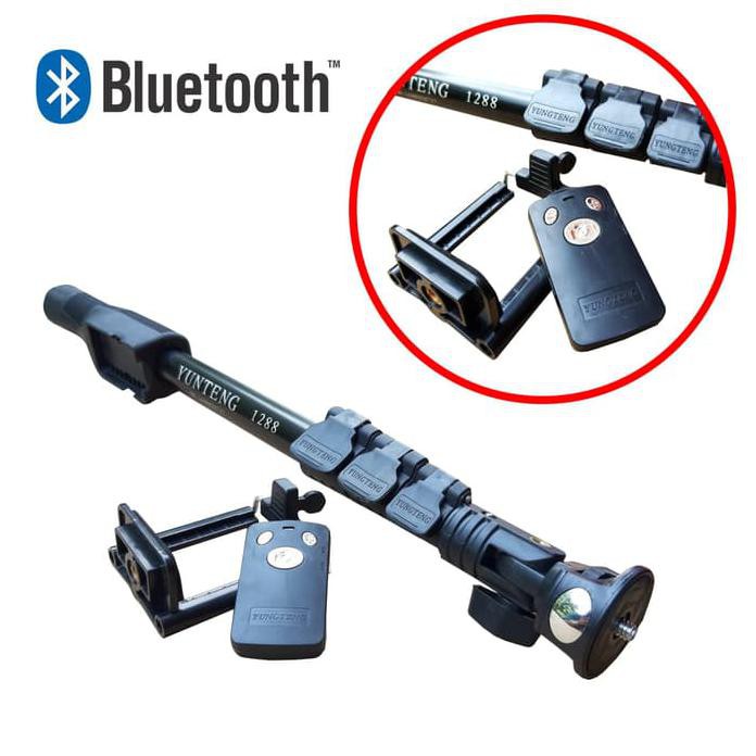 Gậy Chụp Ảnh Từ Xa Có Kết Nối Bluetooth Yunteng Yt 1288 Đen | BigBuy360 - bigbuy360.vn