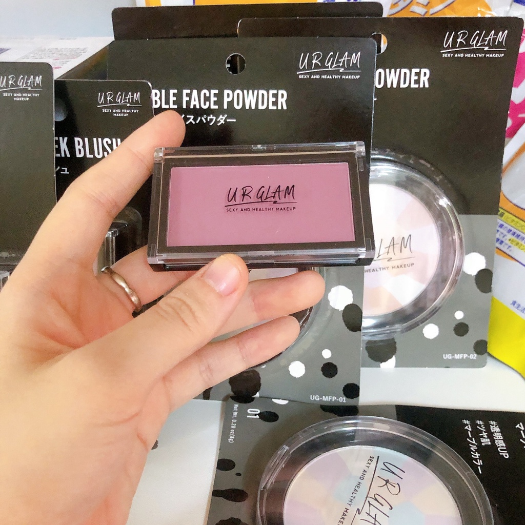 Phấn má Urglam màu tone ấm 4.8g nhỏ gọn