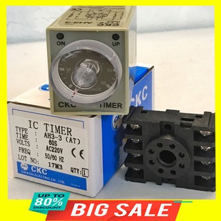 Relay Thời Gian CKC AH3-3 Kèm Đế
