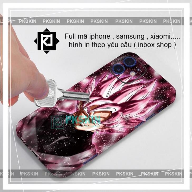 Miếng dán skin full lưng viền iphone 12 ,12 mini , 12 pro , 12 pro max in hình theo yêu cầu