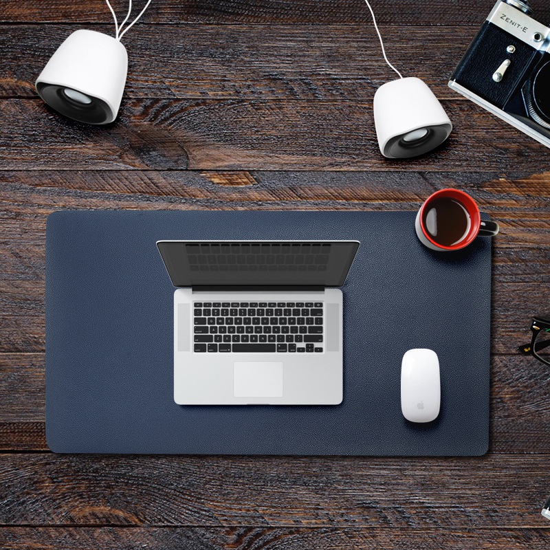 Tấm Lót Chuột, Tấm Lót Bàn vân da - Deskpad, mousepad sang trọng, dễ vệ sinh