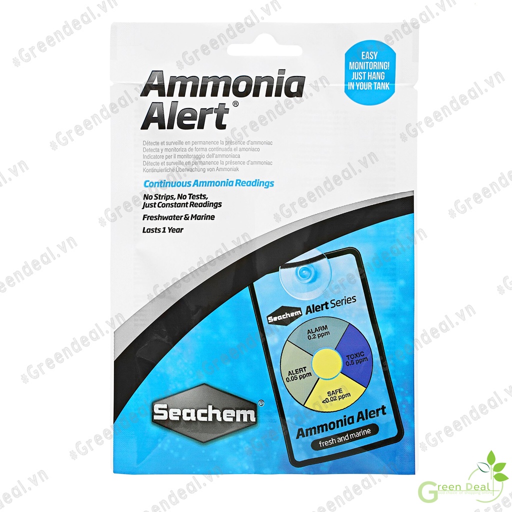 SEACHEM - Ammonia Alert | Bộ đo NH3 trong nước hồ cá thủy sinh