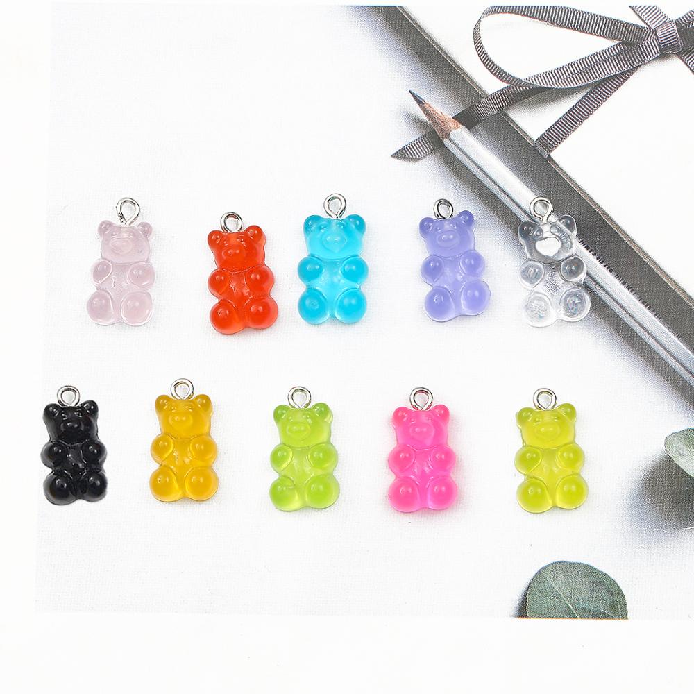 Beadia Set phụ kiện Beadia làm trang sức hình viên kẹo hình gấu bằng nhựa dễ thương