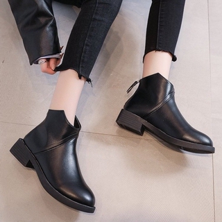 Shoothing nữ 2020 mùa thu mới và mùa đông cộng với nhung Martin Boots Giày nữ Bán buôn Giày mỏng nhỏ với giày Chelsea