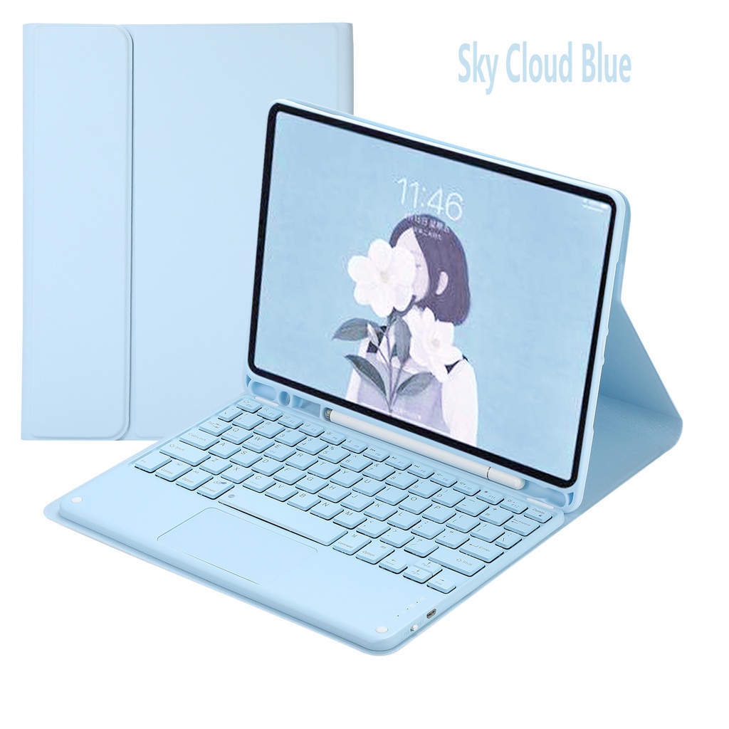 Ốp Lưng Máy Tính Bảng Có Bàn Phím Cảm Ứng Dành Cho Samsung Galaxy Tab S6 Lite 10.4 SM-P610 SM-P615