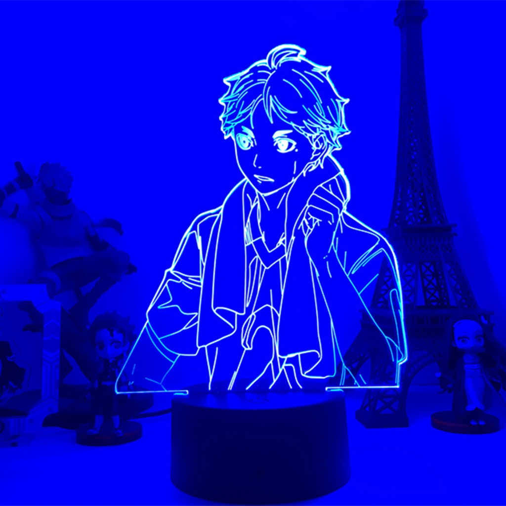 Đèn Ngủ LED 3D Hình Haikyuu Sugawara Koushi