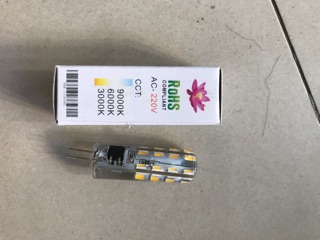 Bóng led ngón 2 chân ghim