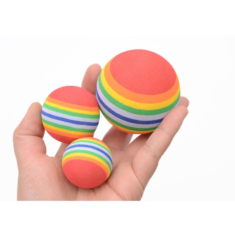 Đồ Chơi Bóng Cầu Vồng Vui Nhộn Cho Chó Mèo DB8031 MIAOCAT