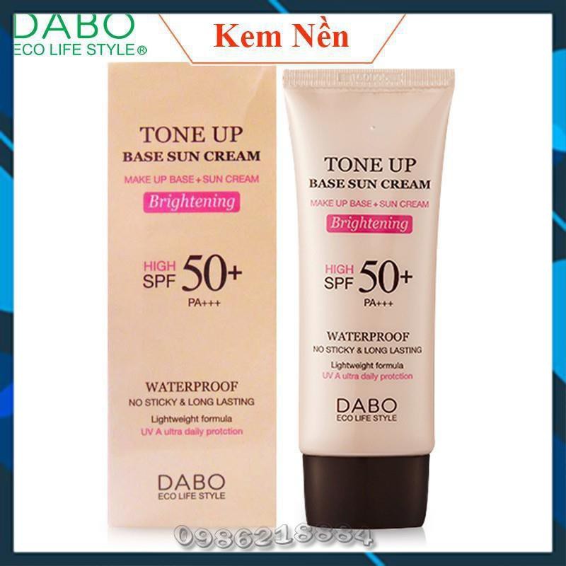 [Freeship88] Kem lót nền chống nắng DABO Hàn Quốc Tone Up Base Sun Cream DTU12