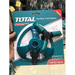 ĐẦU PHUN TƯỚI NƯỚC 3 TAY XOAY TOTAL THPS23602  ĐẦU PHUN TƯỚI CÂY
