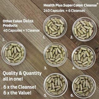 Thực phẩm detox Super colon cleanse 60v