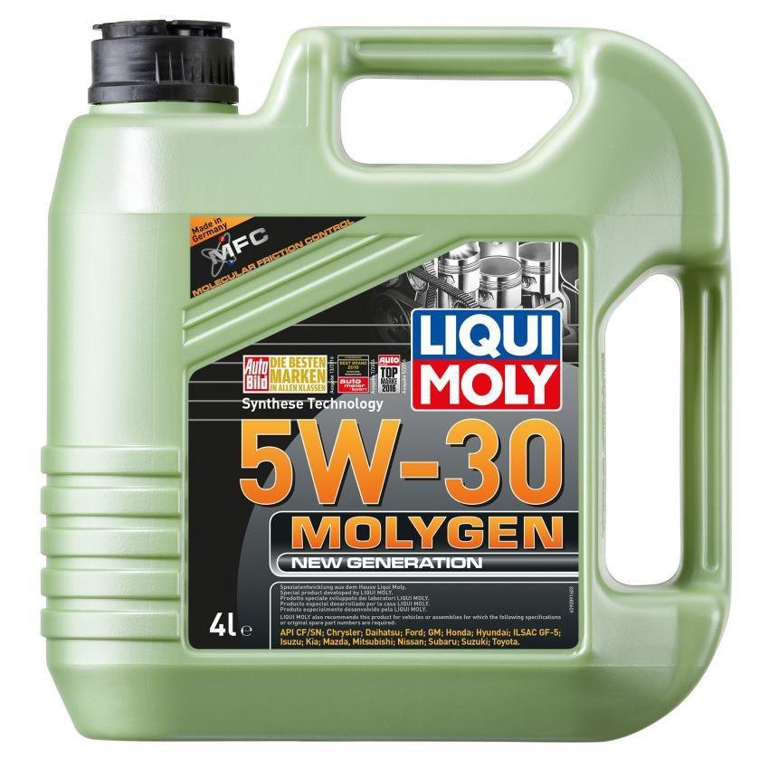 Dầu nhớt ô tô thế hệ mới chuẩn SN/CF Liqui Moly Molygen New Generation 5W-30 9089 4lit