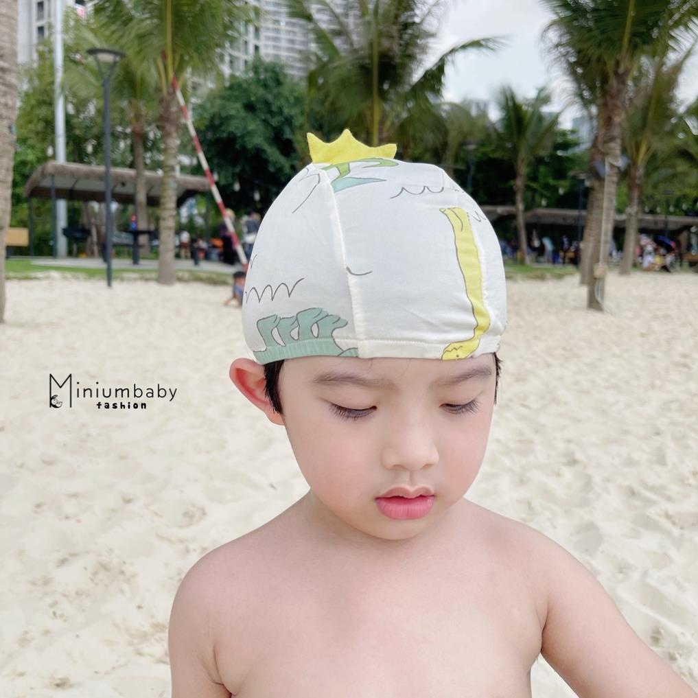Bộ đồ bơi cho bé trai, bé gái từ 1-8 tuổi, bikini đi biển cho bé hình khủng long,cà rốt, thỏ dễ thương MiniumBaby-B1221