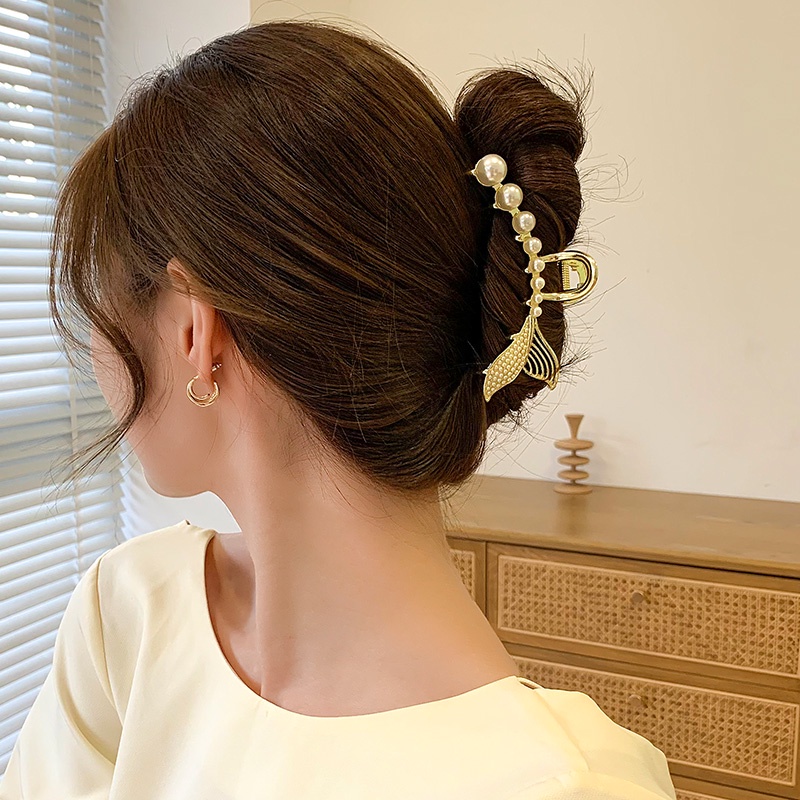 Kẹp Tóc Kim Loại Thời Trang Hàn Quốc Cho Nữ