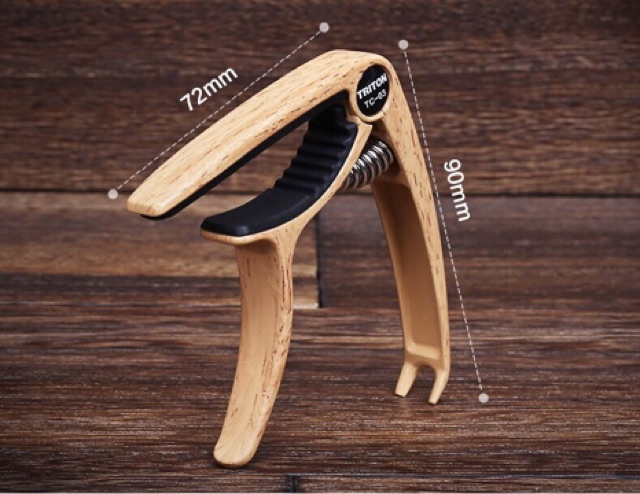 Capo guitar acoustic cao cấp 2 chức năng kèm cậy nhổ chốt đàn chất lượng dành cho đàn ghi ta sử dụng dây sắt ENZI