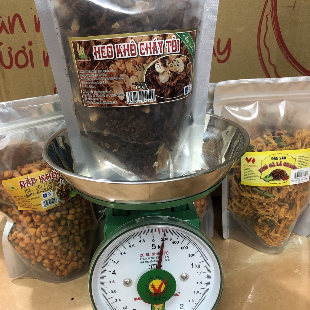 Khô heo cháy tỏi xé sợi loại ngon 190g IMINT FOOD Đồ Ăn Vặt | BigBuy360 - bigbuy360.vn