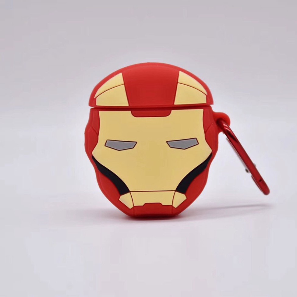 [ IRON MAN] Ốp tai nghe bluetooth case airpod 2 Vỏ đựng tai nghe Airpods bằng silicon_SinSo Shop_