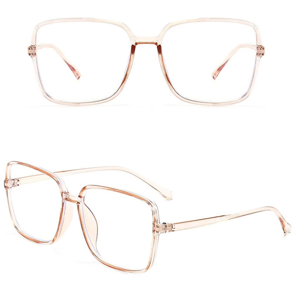 MAG Mắt Kính Gọng Vuông Siêu Nhẹ Chống Ánh Sáng Xanh Phong Cách Vintage Thời Trang