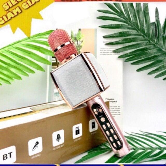 Micro không dây Karaoke JVJ YS-91 Bluetooth - Hỗ trợ ghi âm