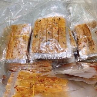Bánh tráng dẻo cuộn tôm hành