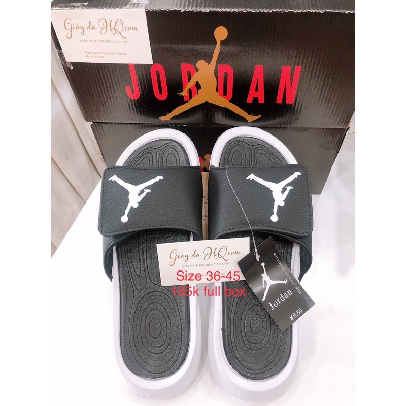 [Xả Kho] Dép Jordan Quai Dán Bóng Rổ (Tặng Hộp Bảo Vệ)