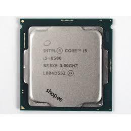 CPU intel I5 - 8500+ I5 - 8400 tray không box+tản