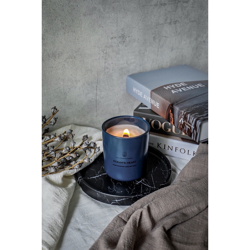 Nến Thơm NEN Ocean’s Heart - Mát Ngọt Vị Dứa Hawaii 250g (MS1-XD)