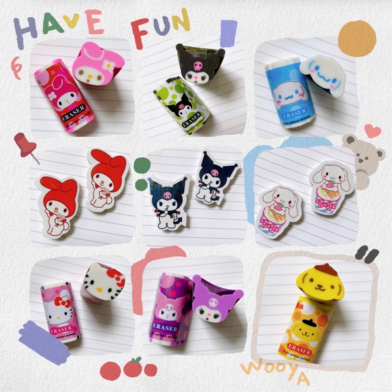 Gôm, tẩy Sanrio siêu dễ thương