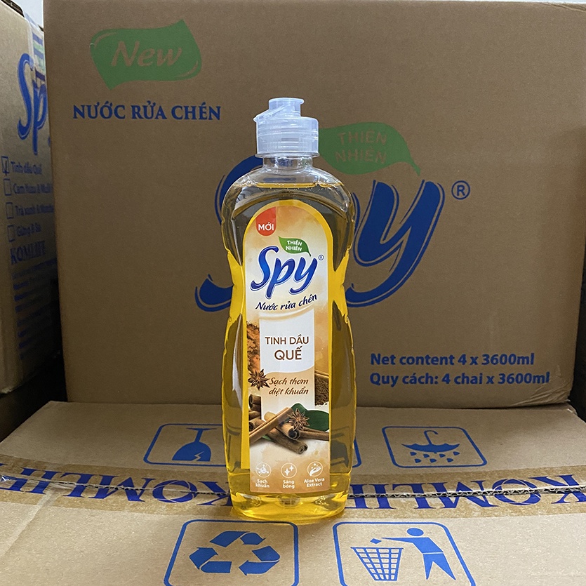 Nước rửa chén bát SPY hương Quế 380ml thiên nhiên