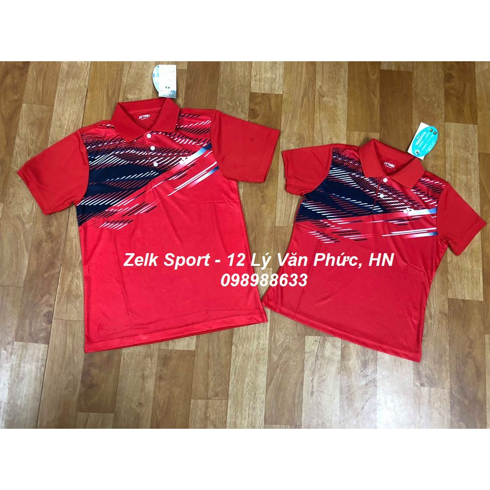 XXL nam,nữ - Áo cầu lông Yonex 2007 đỏ