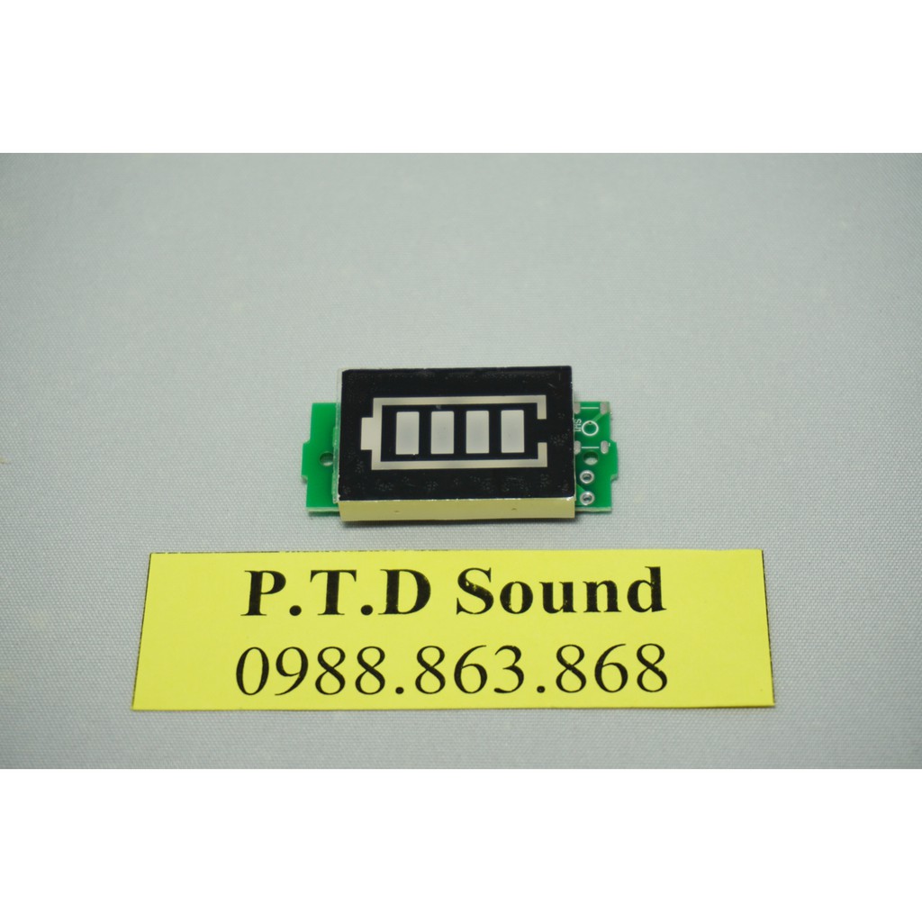 Mạch led báo pin, acquy 1s 2s 3s 4s 5s 6s 7s 8s.  Dùng đo pin 4.2v 8.4v 12.6v 16.8v 21v 25.2v từ PTD Sound