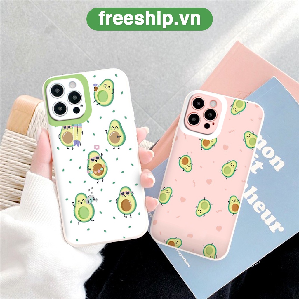 Ốp lưng iphone12Pro/Promax Bơ siêu đáng yêu hoạt bát ốp iphone6/7/8plus/x/xs/xr/xsmax/11/13/Pro/Promax bảo vệ camera