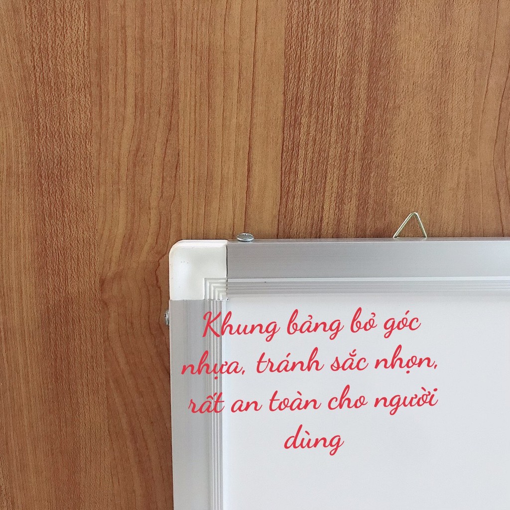 Bảng viết bút dạ siêu nhẹ, Kt: 40x60cm [phía sau có móc treo tiện lợi] tặng kèm bút kèm bông xoá