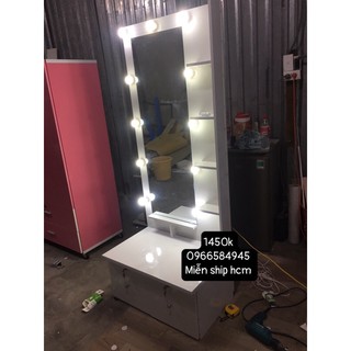 Bàn trang điểm bệt đèn led cao 1m7 ngang 70 miễn ship hcm