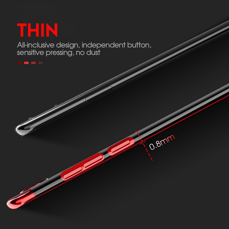 Ốp điện thoại mạ viền đẹp mắt cho Redmi Note 10 9A 8 8A 7A 7 K20 K30 Pro 6 6A 6 case