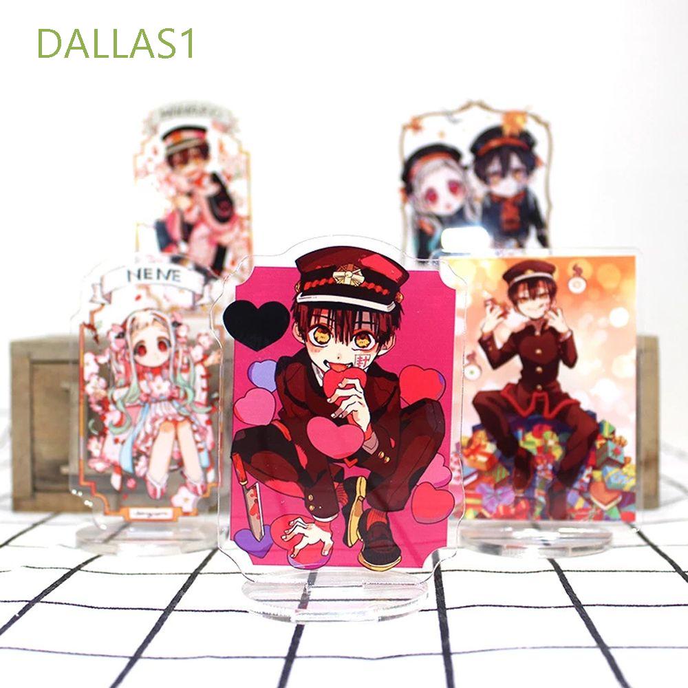 Mô hình hai mặt dạng đứng 10cm bằng acrylic hình các nhân vật trong anime Toilet-Bound Hanako kun phong cách dễ thương