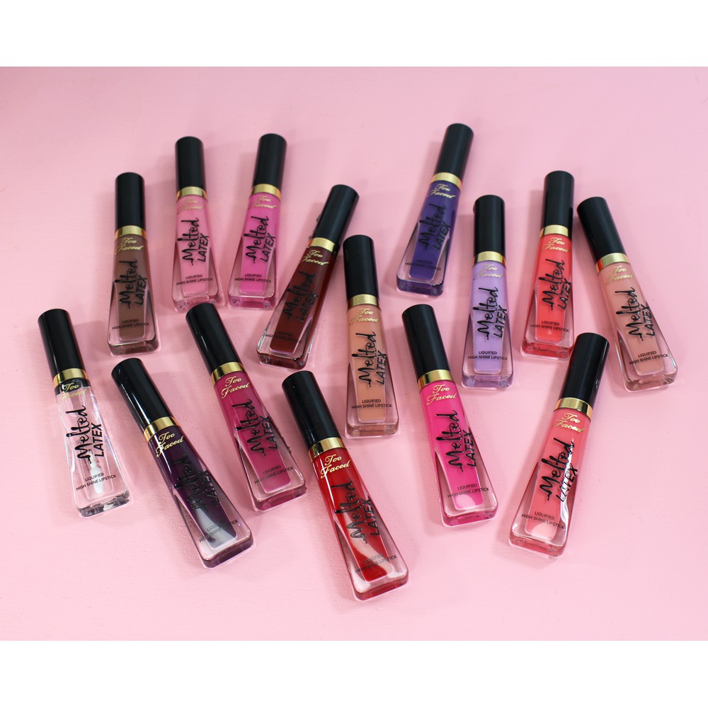 Son Bóng (Tách Set)- Too Faced Melted Latex Liquified High Shine Lipstick_ Love U Mean It 7ml