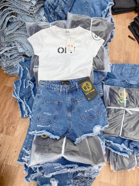 QUẦN SHORT NỮ SIZE NHỎ TÚI VUÔNG RÁCH T&amp;Y