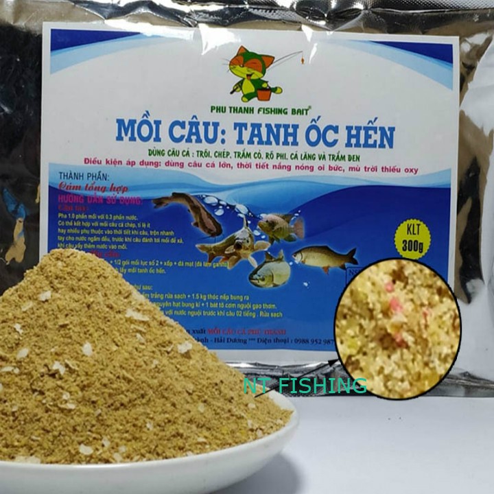 [Mồi câu con cáo] Mồi tanh ốc hến, hãng mồi câu phú thành