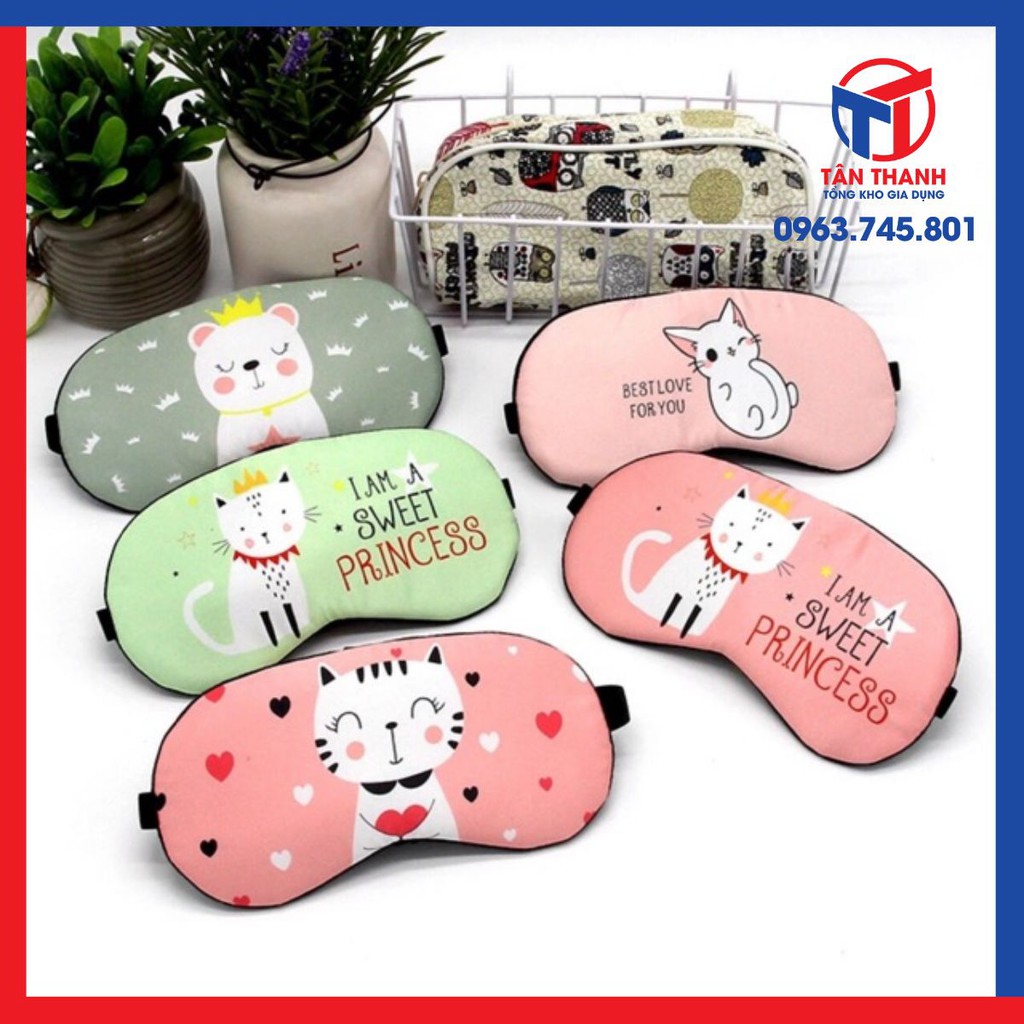 Bịt mắt ngủ nhiều màu cực đẹp. Giao màu ngẫu nhiên