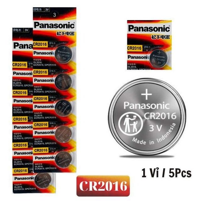 Pin cúc áo CR2016 Panasonic Lithium 3V