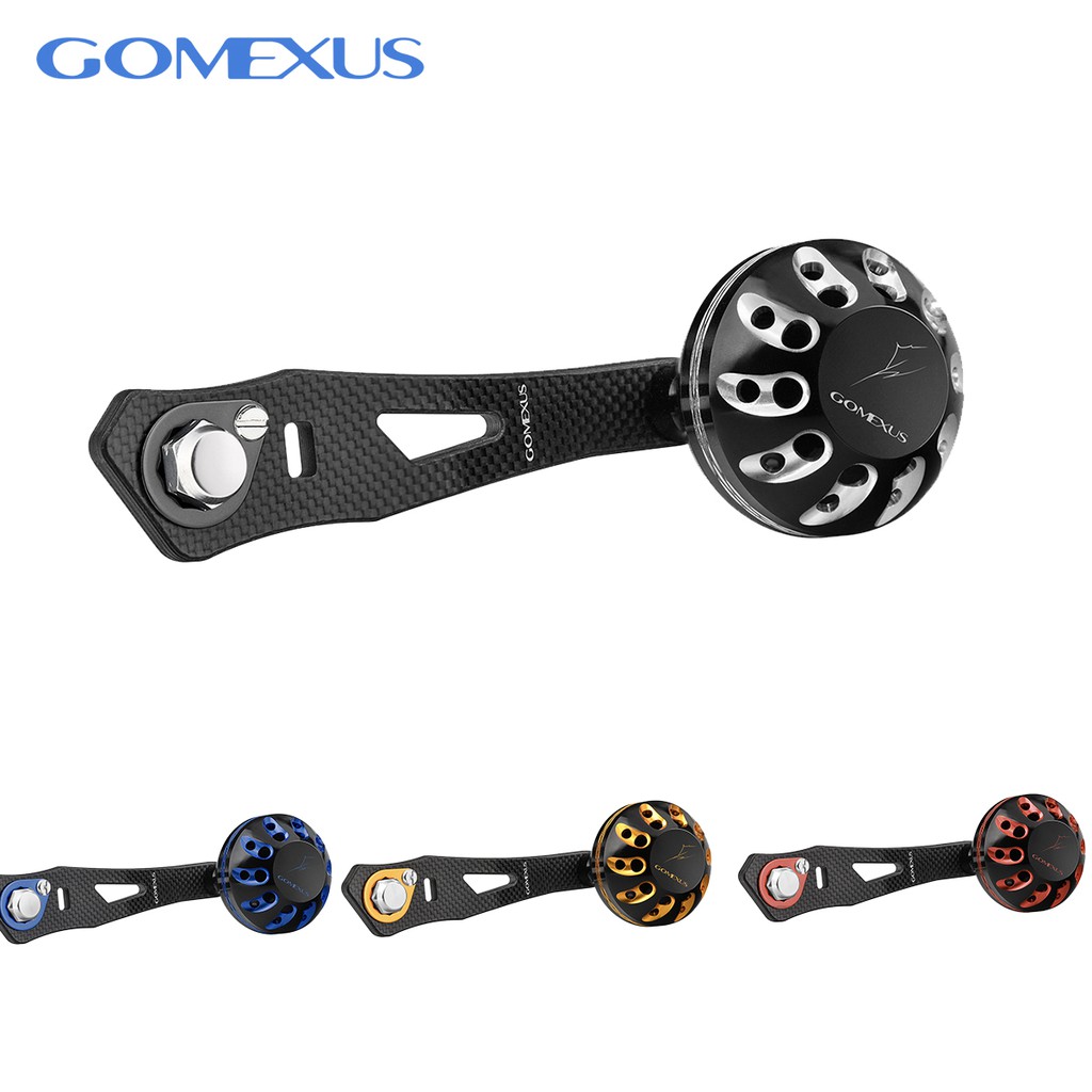 Gomexus 8 x 5mm/7 x 4mm Jigging Carbon Handle for Daiwa Shimano Kastking Okuma Abu Baitcasting Fishing Reel LC