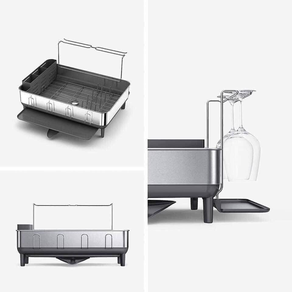 Giá úp bát inox Simplehuman - chống vân tay - luôn sáng bóng!!!