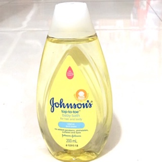 Tắm gội Johnson's top-to-toe baby bath 200ml