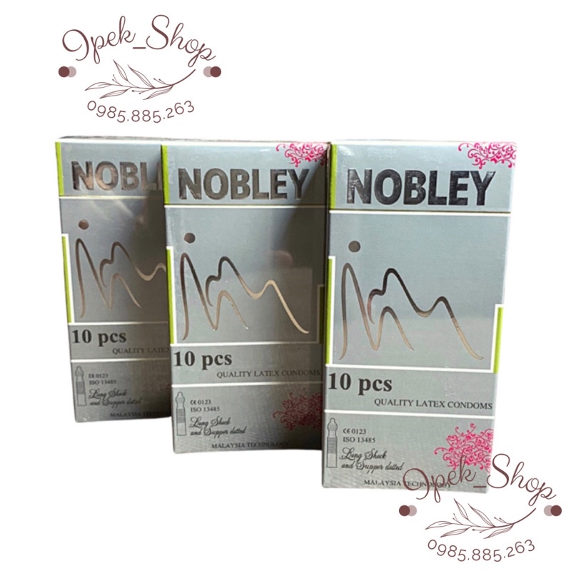 Bao cao su NOBLEY - Hộp 10 Pcs - Ipek_Shop