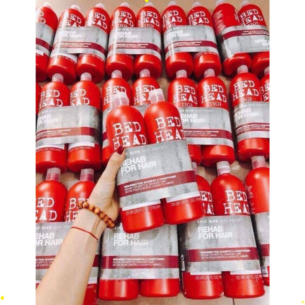 [cặp gội xả] dầu gội tigi đỏ trắng tím xanh copyright bed head chính hãng dành cho tóc hư tổn cặp dầu xả phục hồi tóc xơ | BigBuy360 - bigbuy360.vn