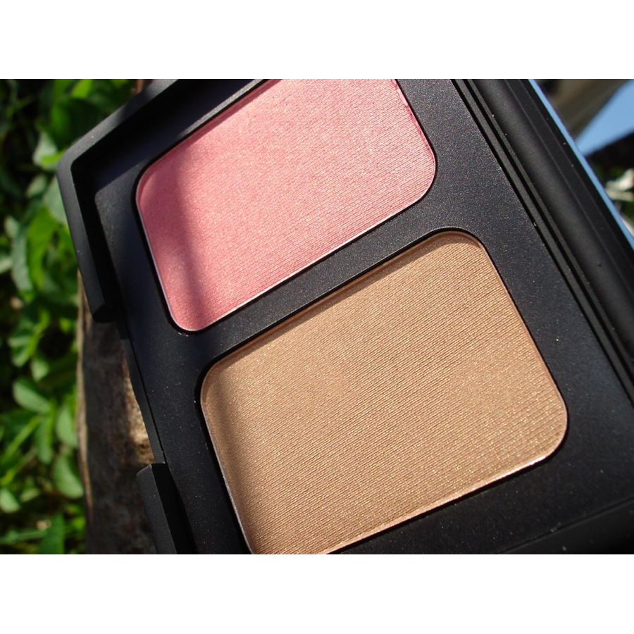 BẢNG TẠO KHỐI - MÁ HỒNG - NARS BLUSH - BRONZER DUO ORGASM - LAGUNA