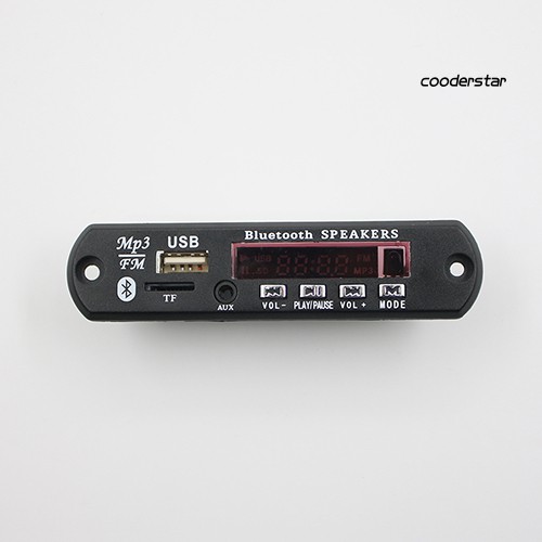 Bảng mạch giải mã âm thanh bluetooth không dây 12V MP3 WMA USB radio dành cho xe hơi