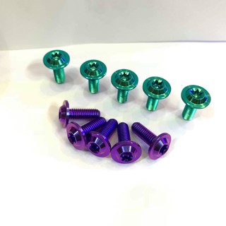 Ốc GR5 Titanium D14 6 ly 1,7 phân (M6*17) gắn nhiều vị trí như bắt dĩa Vario 18-19, đầu cốt, ốp nồi, ốp mủ si